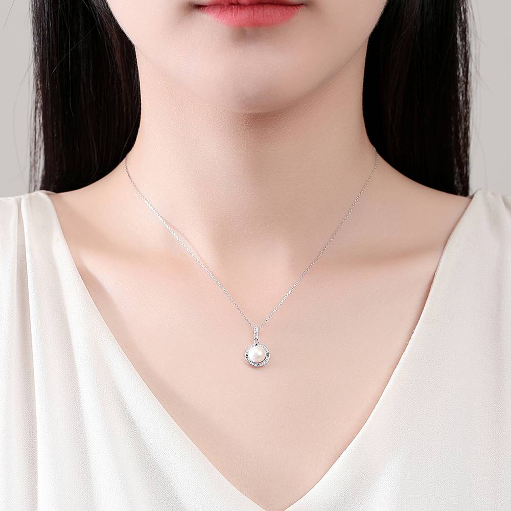 Colier din Argint Caroline Pearl
