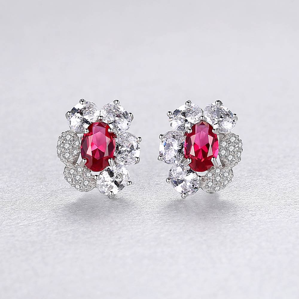 Set din Argint Sky Ruby