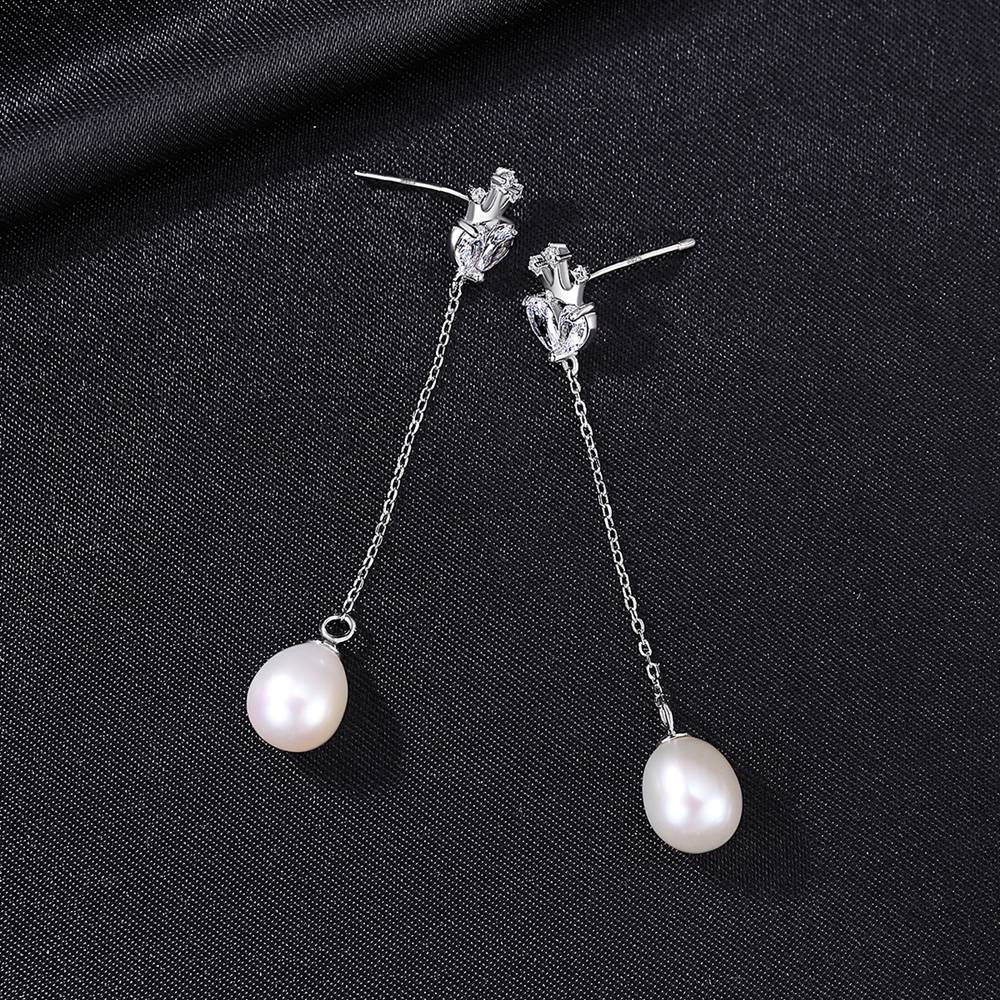 Cercei din Argint Queen Pearl