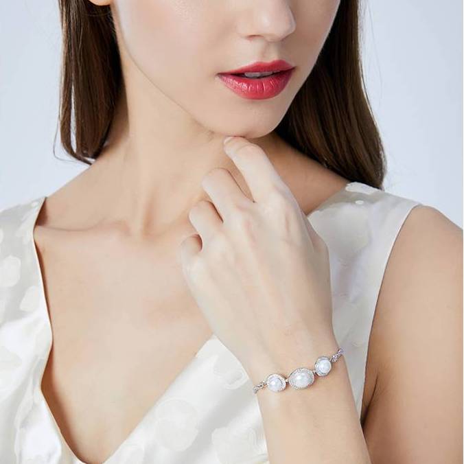 Bratara din Argint Phoebe Pearls