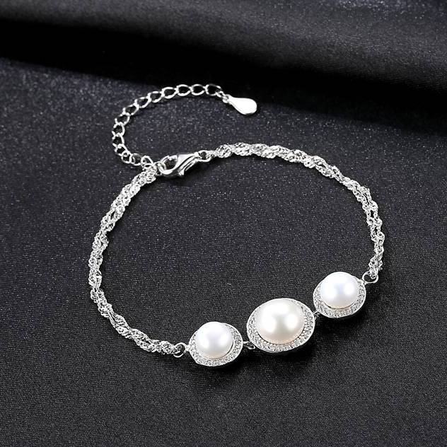 Bratara din Argint Phoebe Pearls