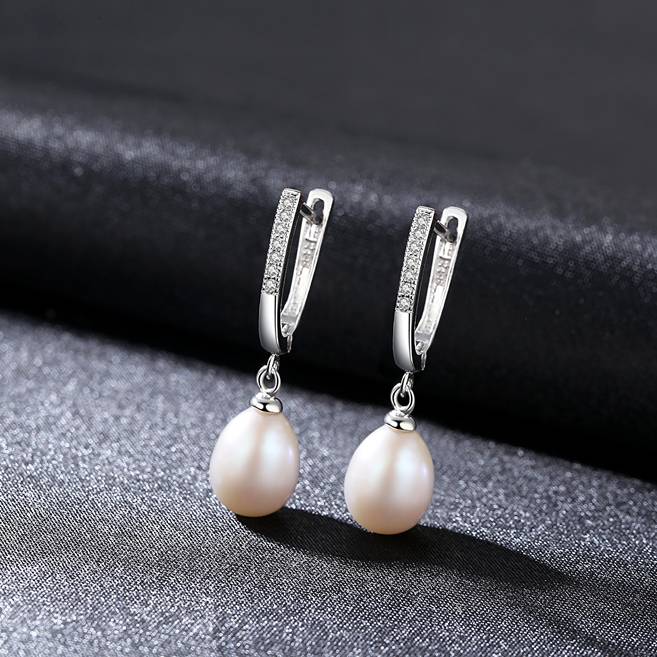 Cercei din Argint Round Magic Pearls