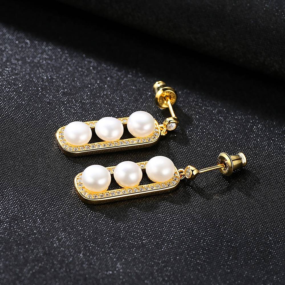 Cercei din Argint Evie Pearls