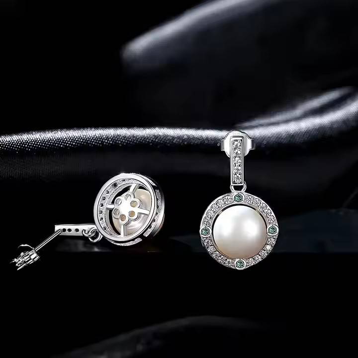 Cercei din Argint Daphne Pearls