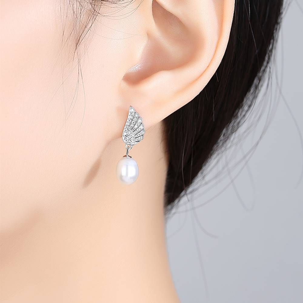 Cercei din Argint Angel Pearls