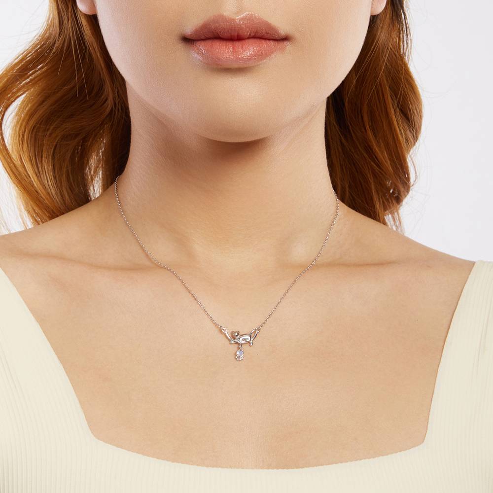 Colier din Argint Cat Moonstone