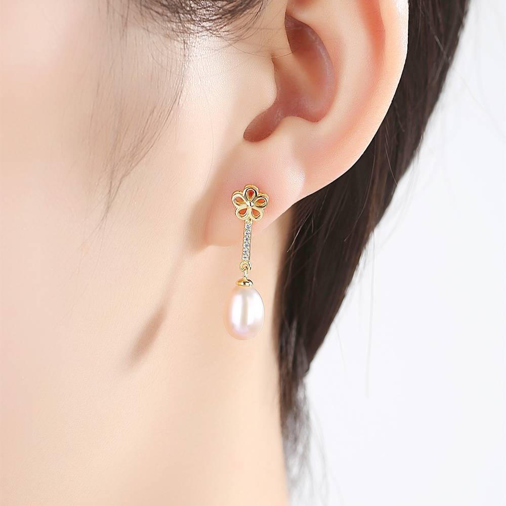 Cercei din Argint Clarita Pearls