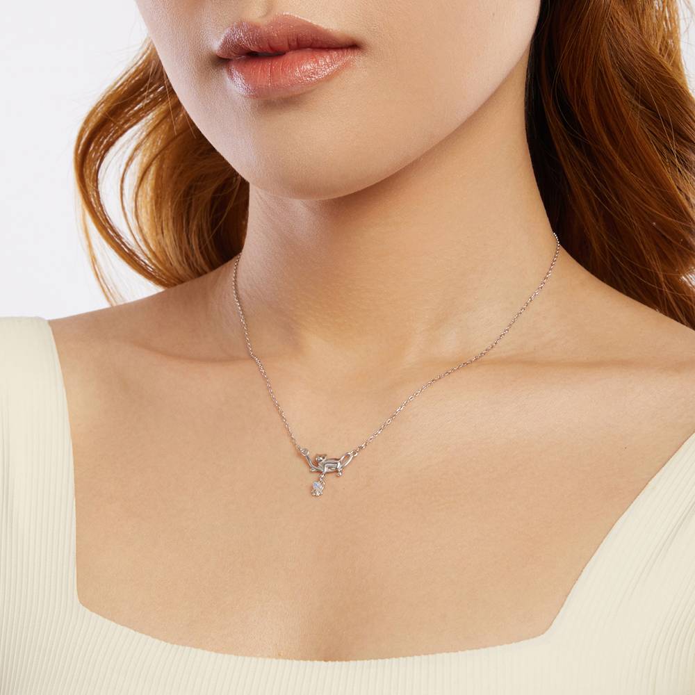 Colier din Argint Cat Moonstone