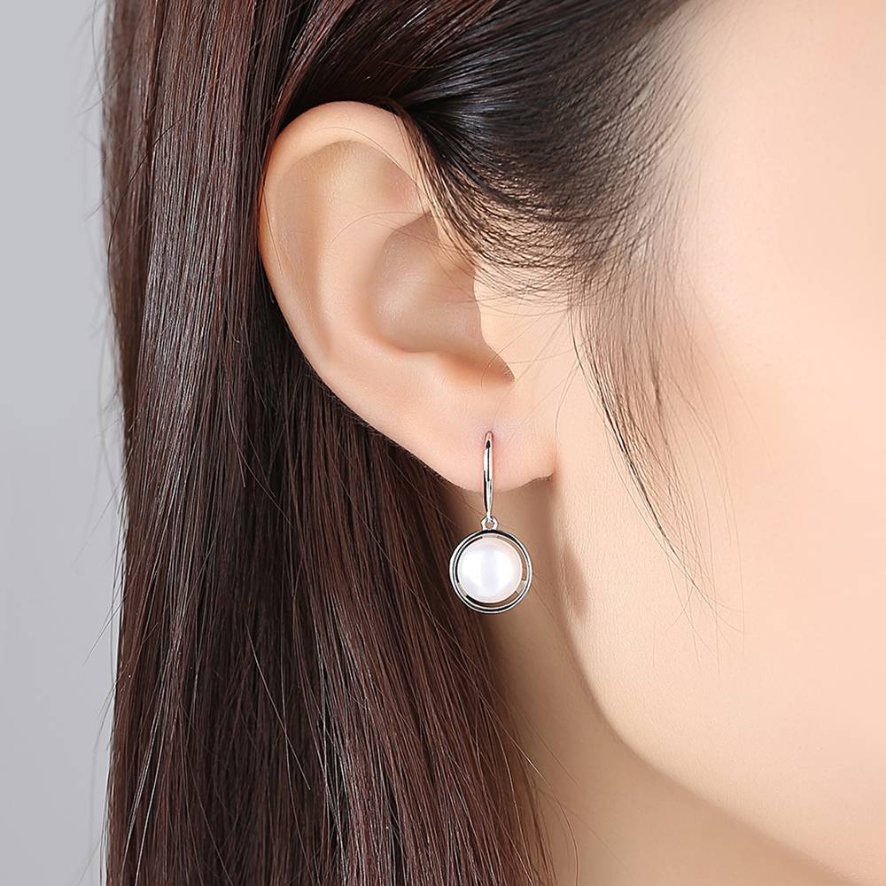 Cercei din Argint Florence Pearls