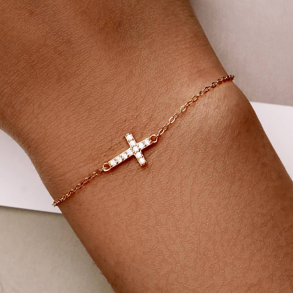 Bratara din Argint Gold Cross