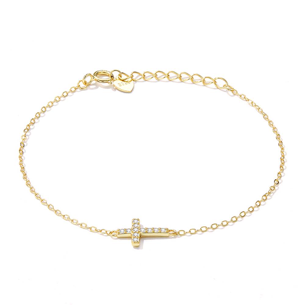 Bratara din Argint Gold Cross