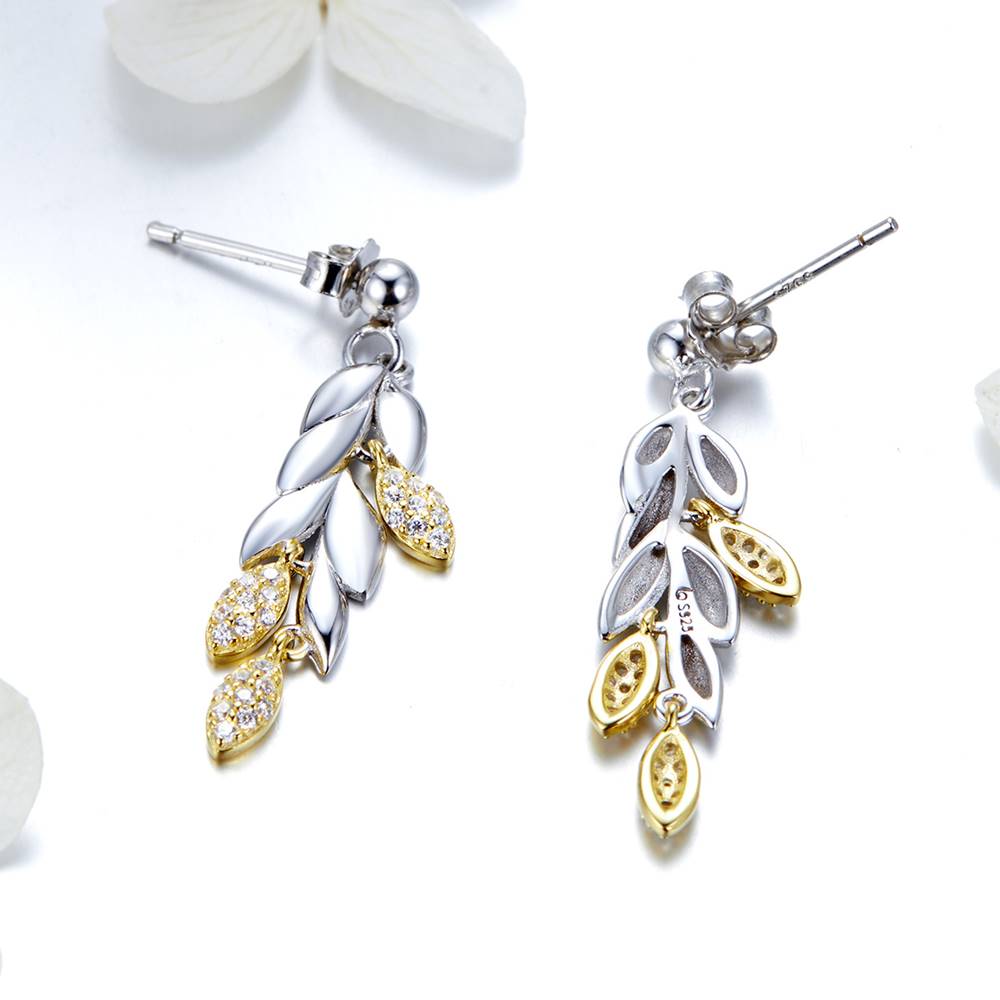Cercei din Argint Diamond Nature