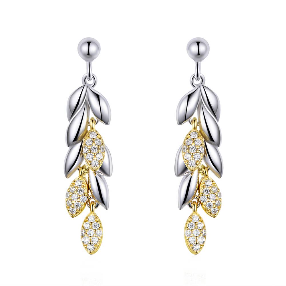 Cercei din Argint Diamond Nature