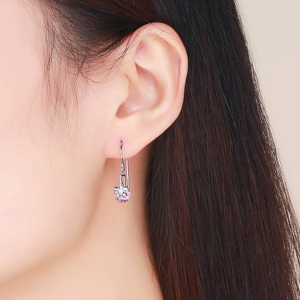 Cercei din Argint Refined Diamond