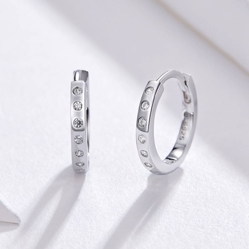 Cercei din Argint Dazzling Diamonds