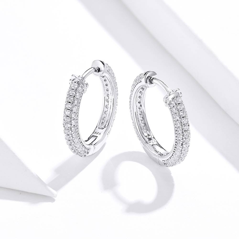 Cercei din Argint Classy Diamonds