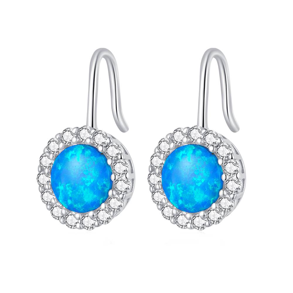 Cercei din Argint Opal Bijoux