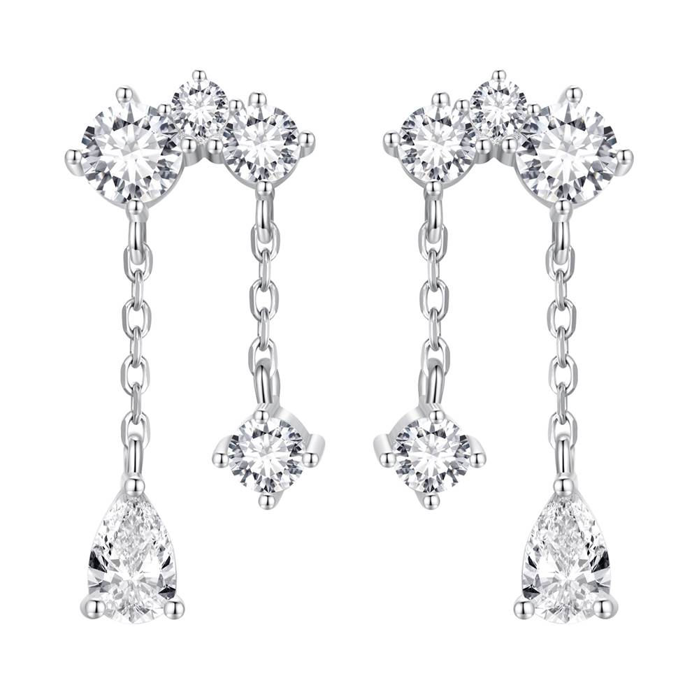 Cercei din Argint Sparkle Gems