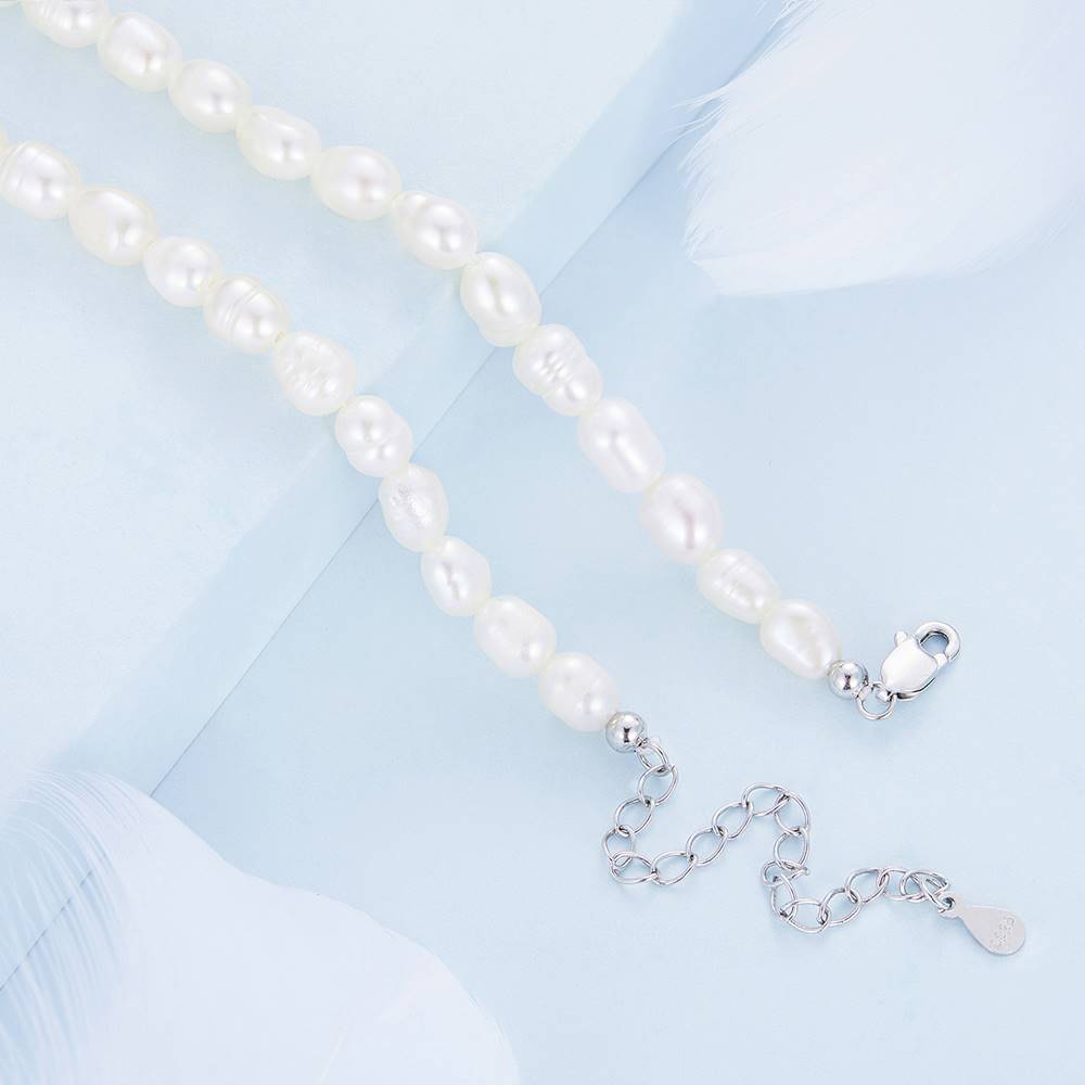 Colier din Argint Adaline Pearls