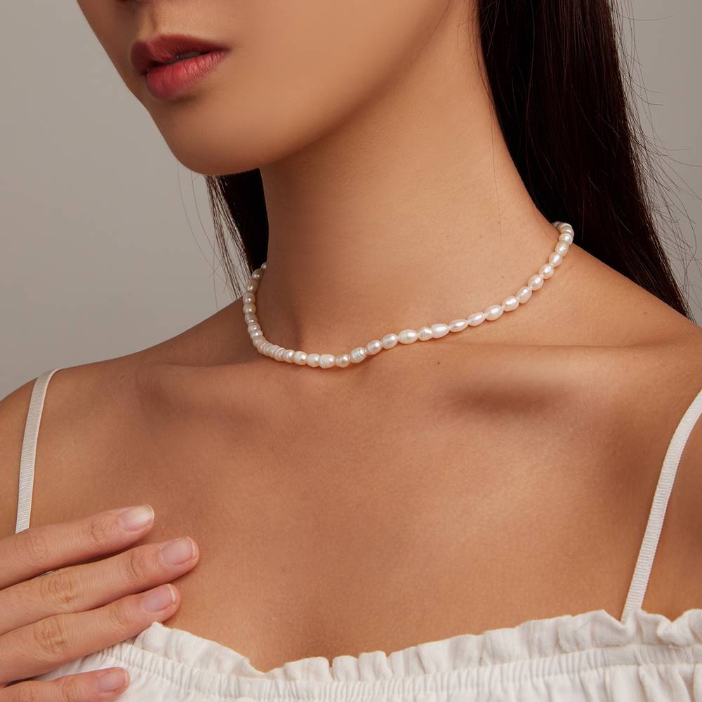 Colier din Argint Adaline Pearls