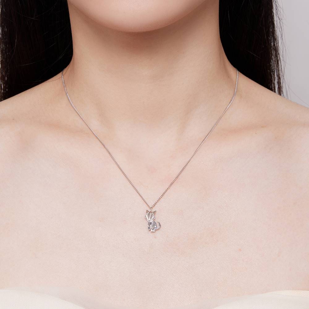 Set din Argint Origami Fox