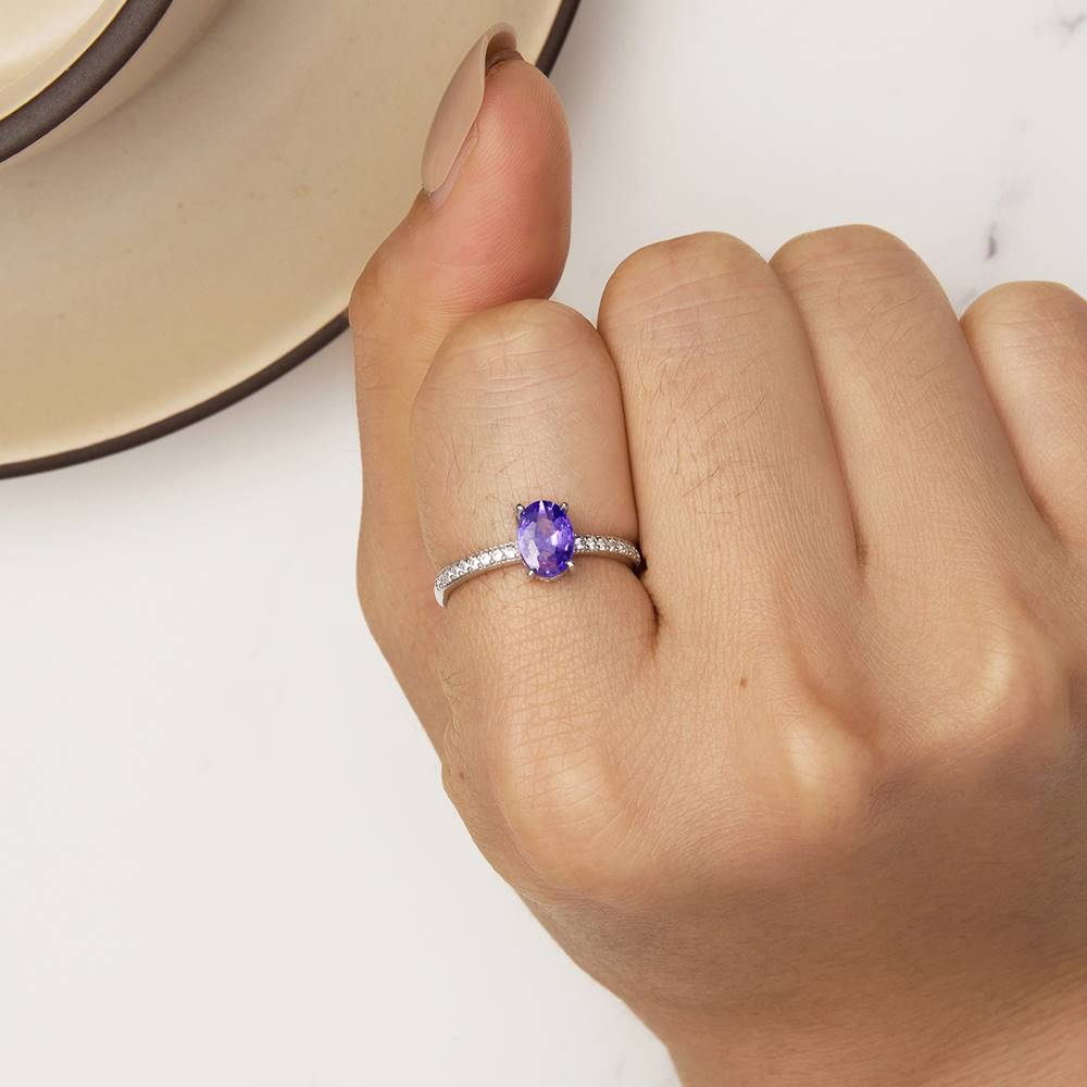 Inel din Argint Charlene Tanzanite
