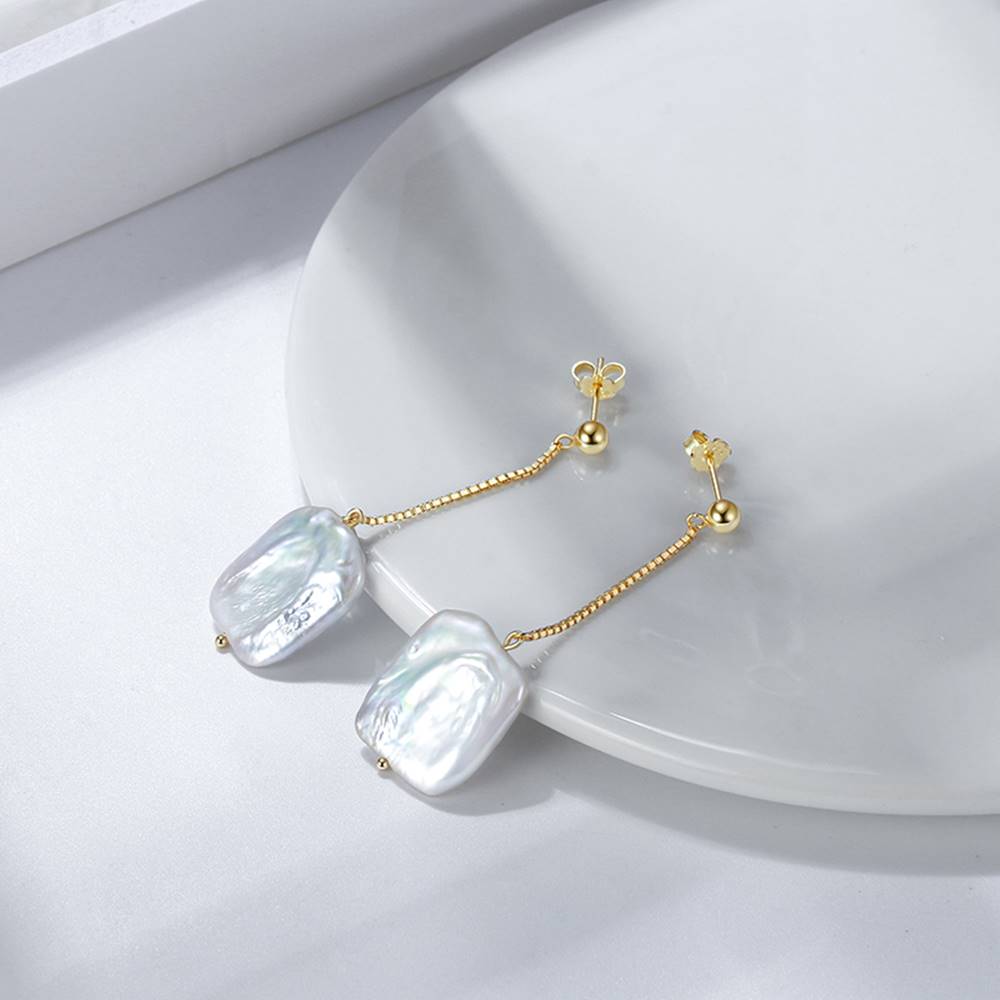 Cercei din Argint Clarabelle Pearls