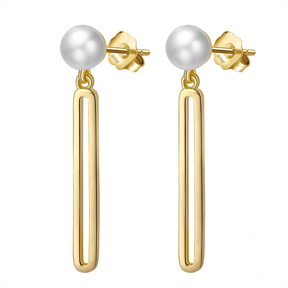 Cercei din Argint Darla Pearls