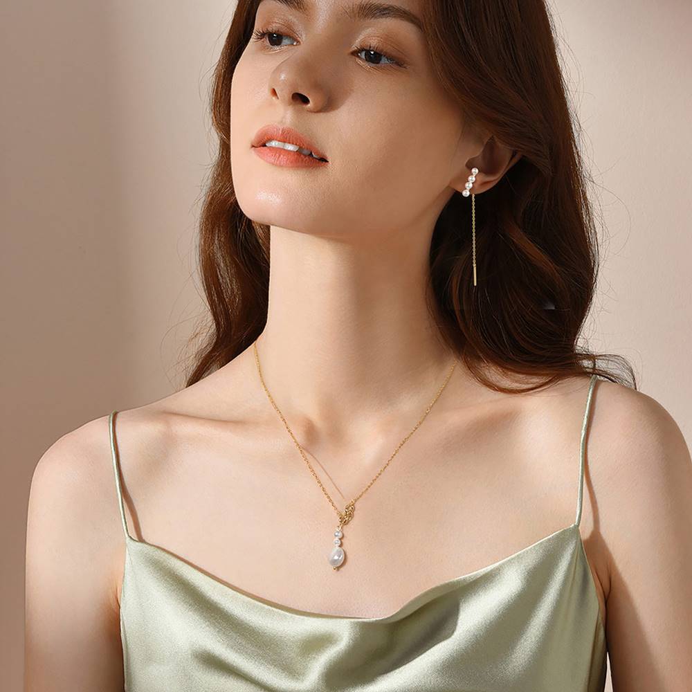 Colier din Argint Viva Pearls