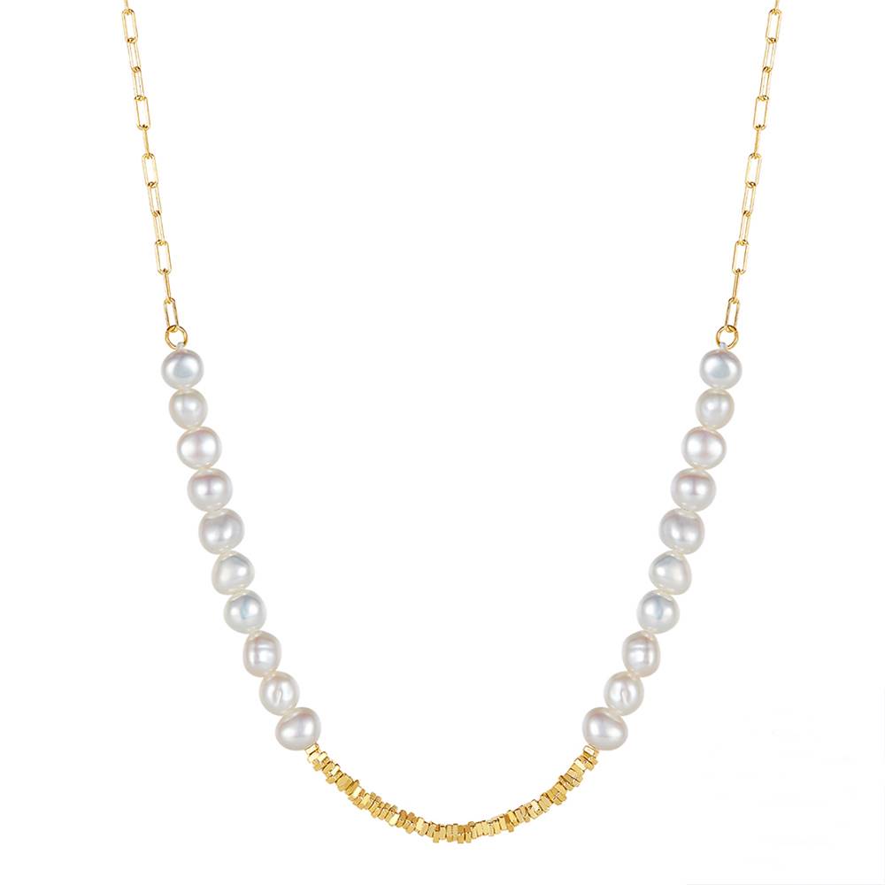 Colier din Argint Cube Pearls
