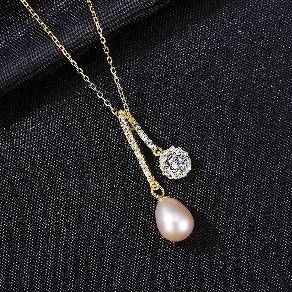 Colier din Argint Between Pearls and Diamonds
