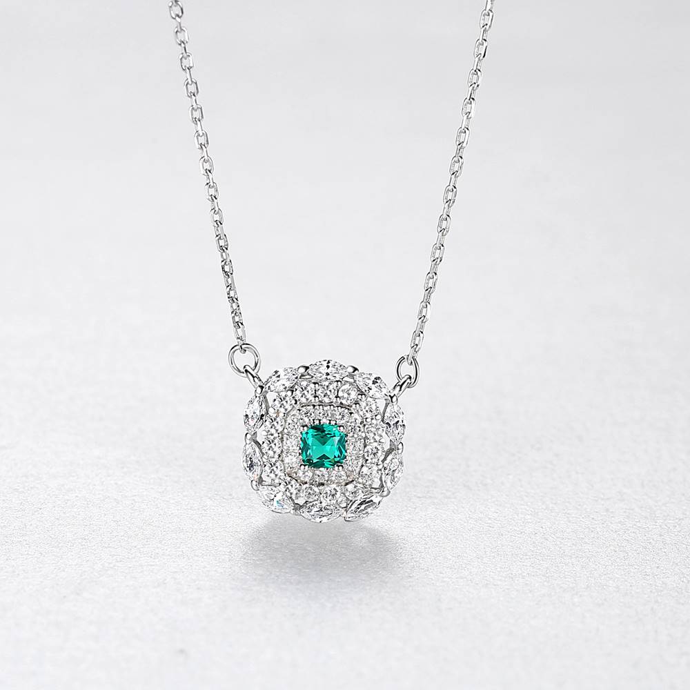 Set din Argint Magic Emerald