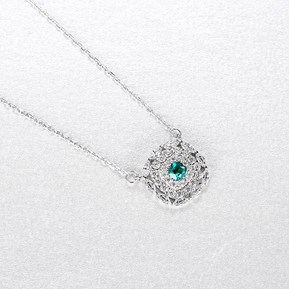 Colier din Argint Magic Emerald