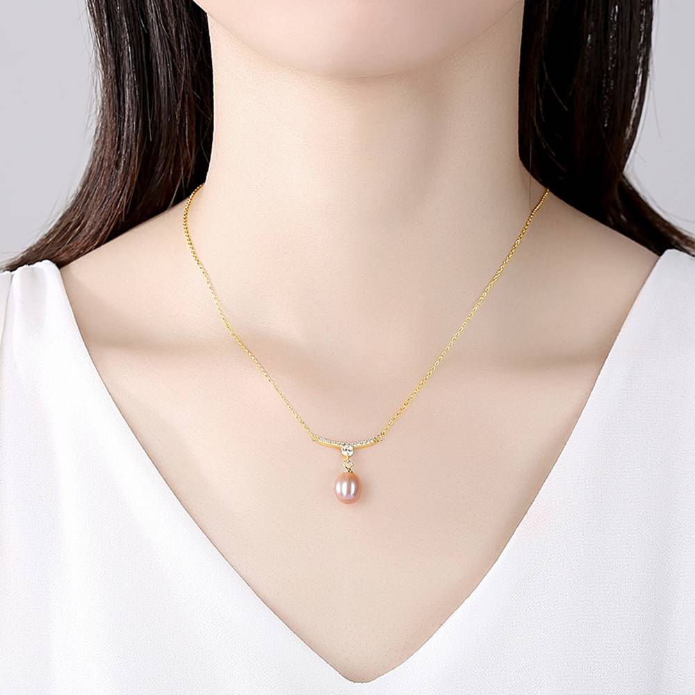 Colier din Argint Freyas Pearl