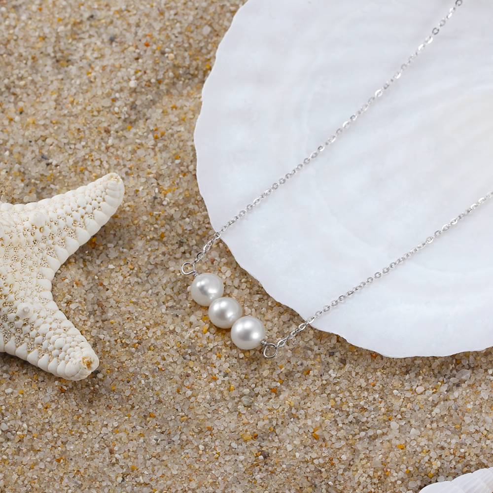Colier din Argint Rachel Pearls