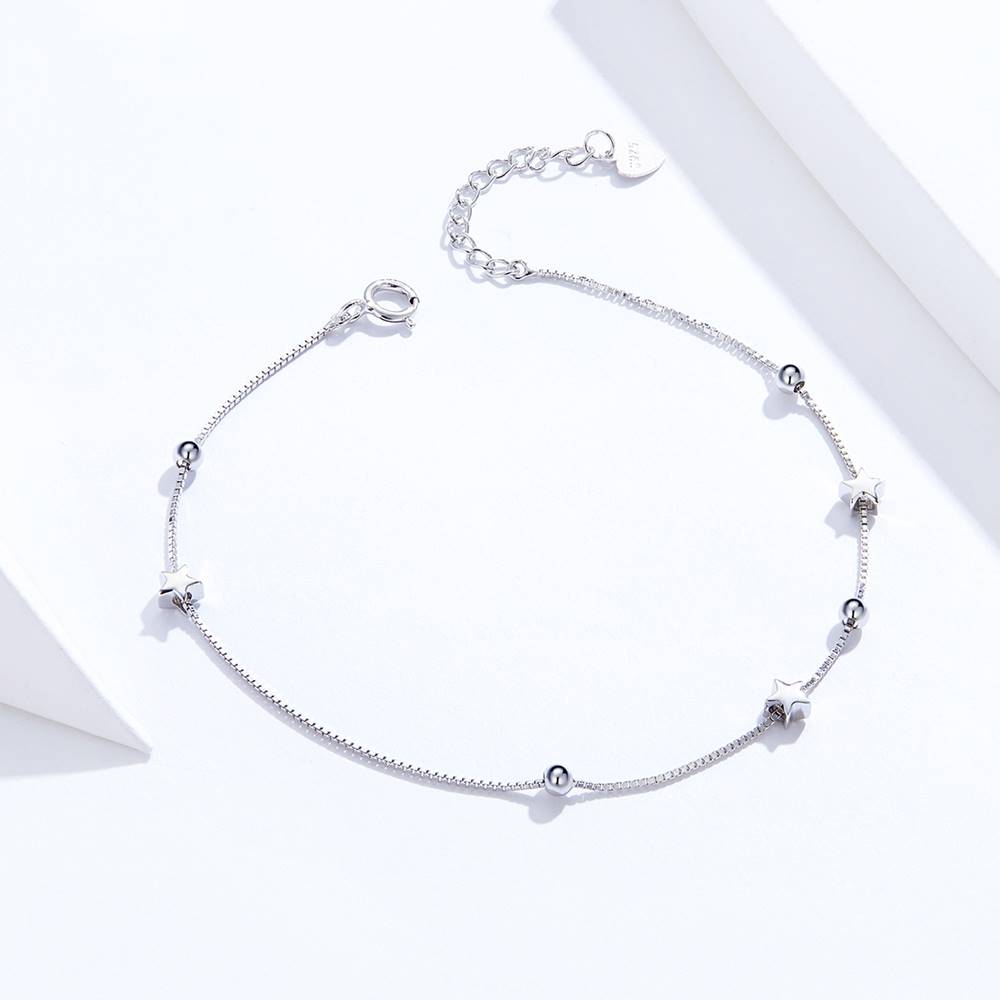 Bratara din Argint cu bilute Beads and Stars