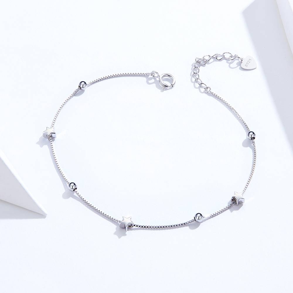 Bratara din Argint cu bilute Beads and Stars