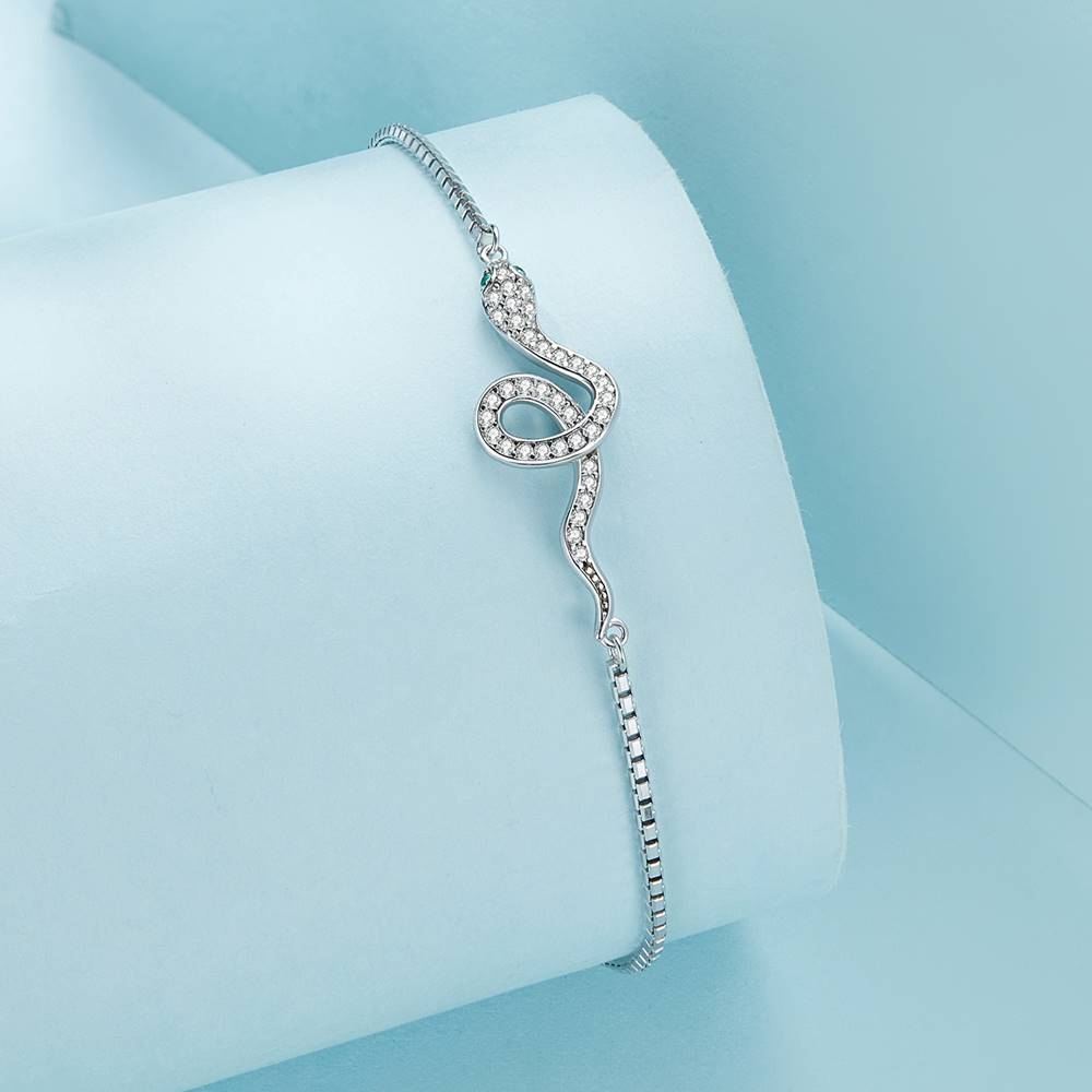 Bratara din Argint Diamond Snake
