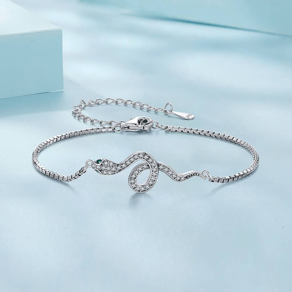 Bratara din Argint Diamond Snake