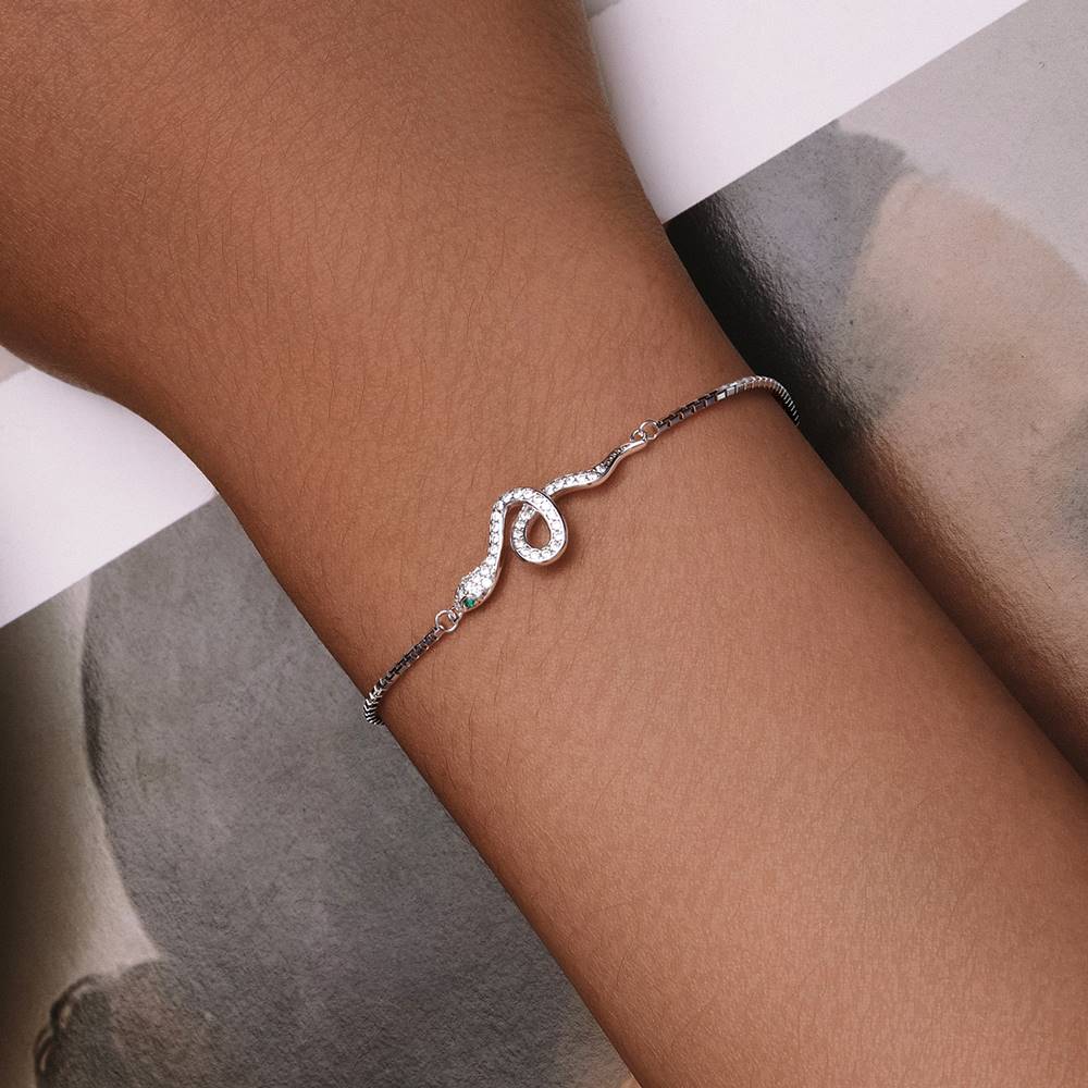 Bratara din Argint Diamond Snake