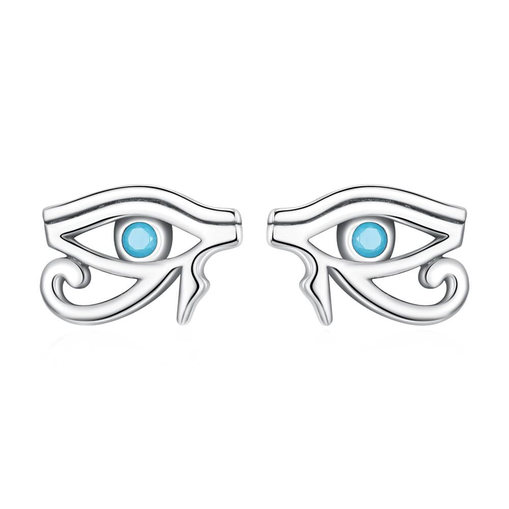 Cercei din Argint Eye of Horus
