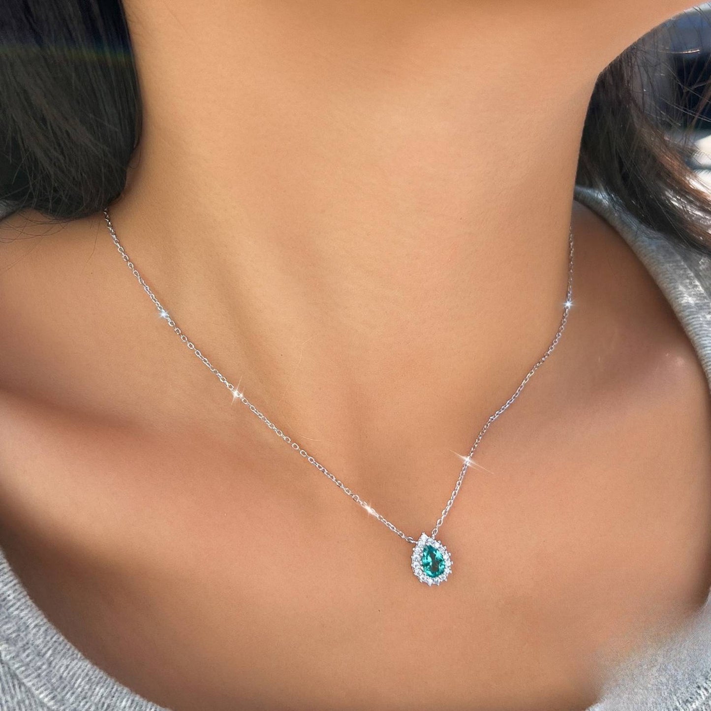 Colier din Argint Mayra Topaz