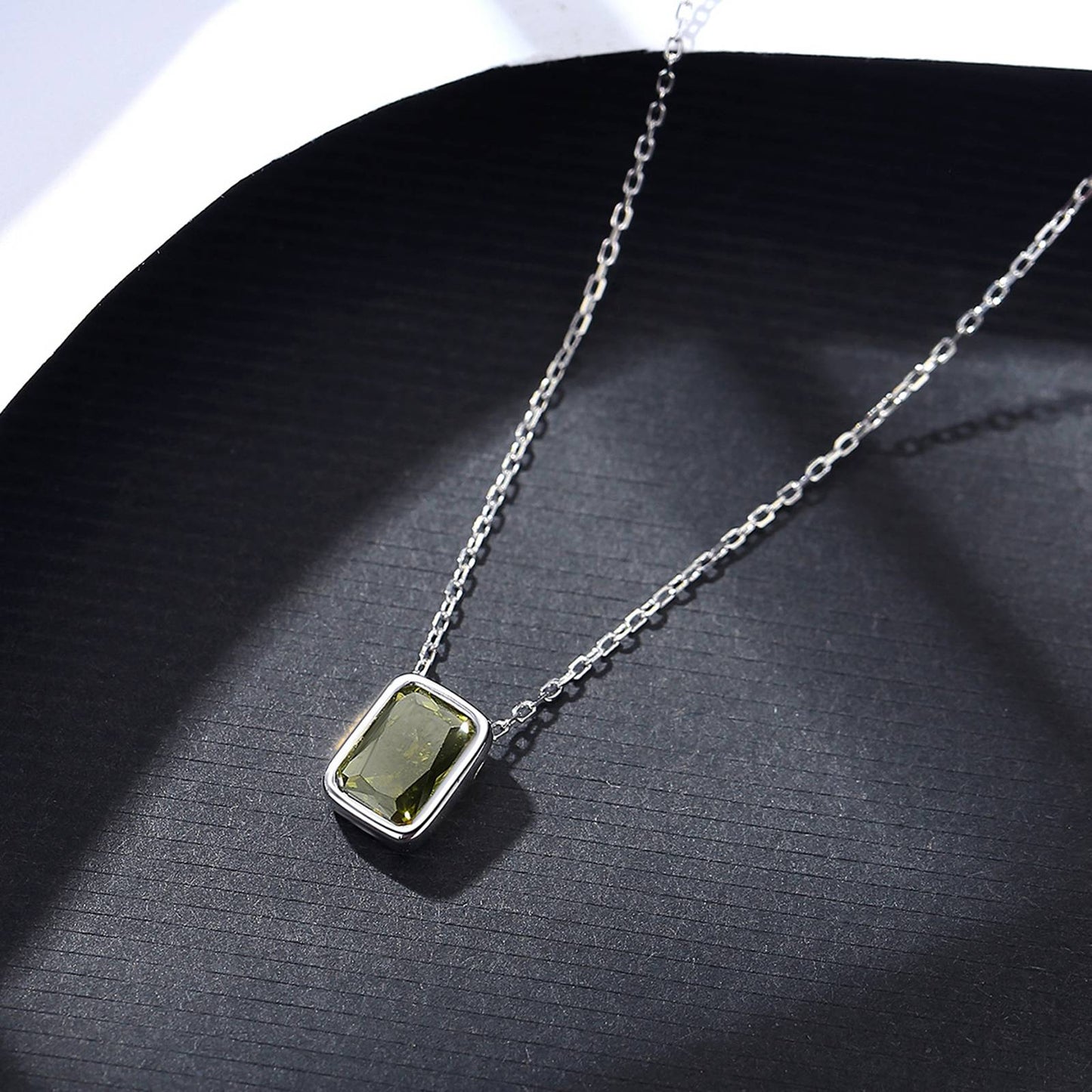 Colier din Argint Thea Emerald