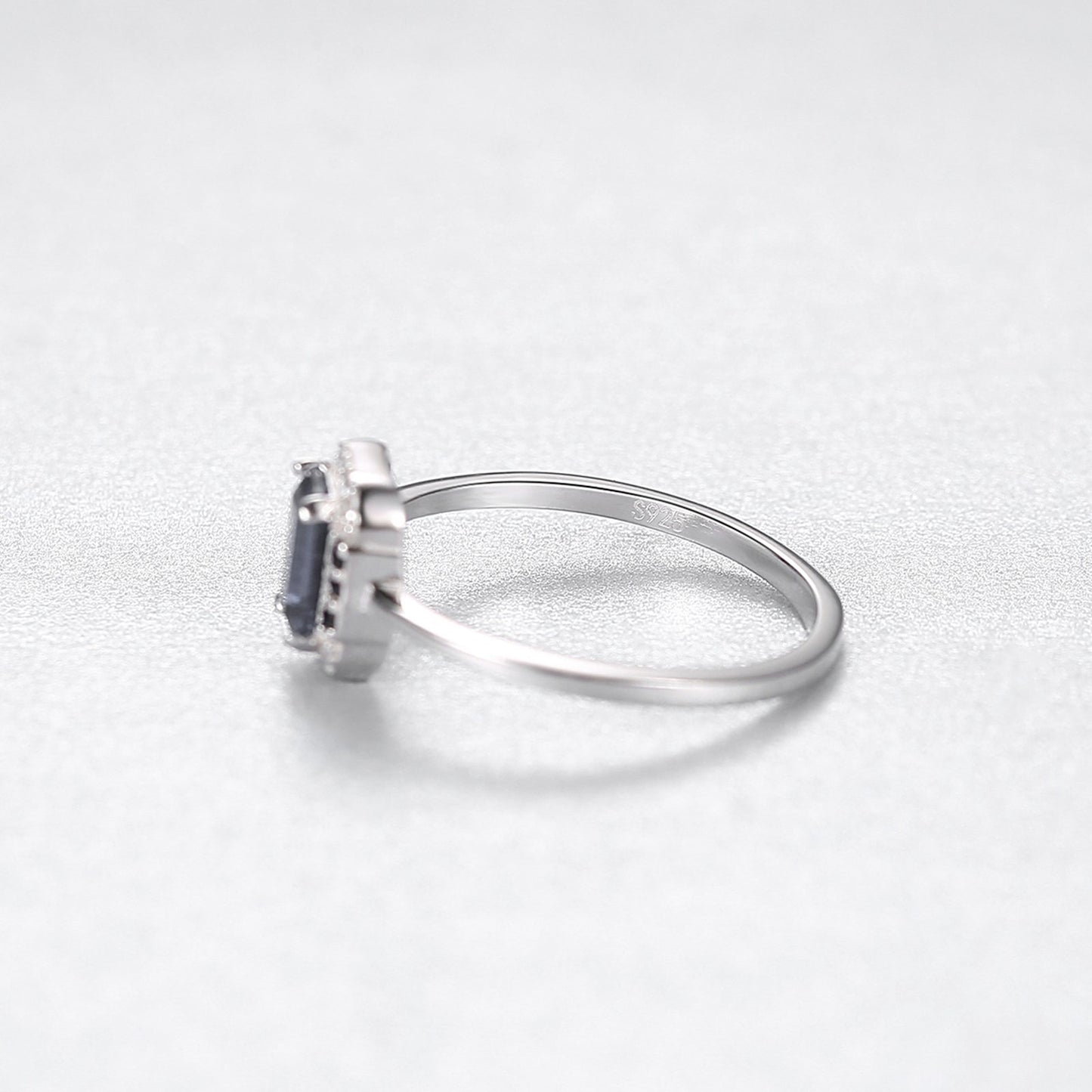 Inel din Argint Abstract Sapphire