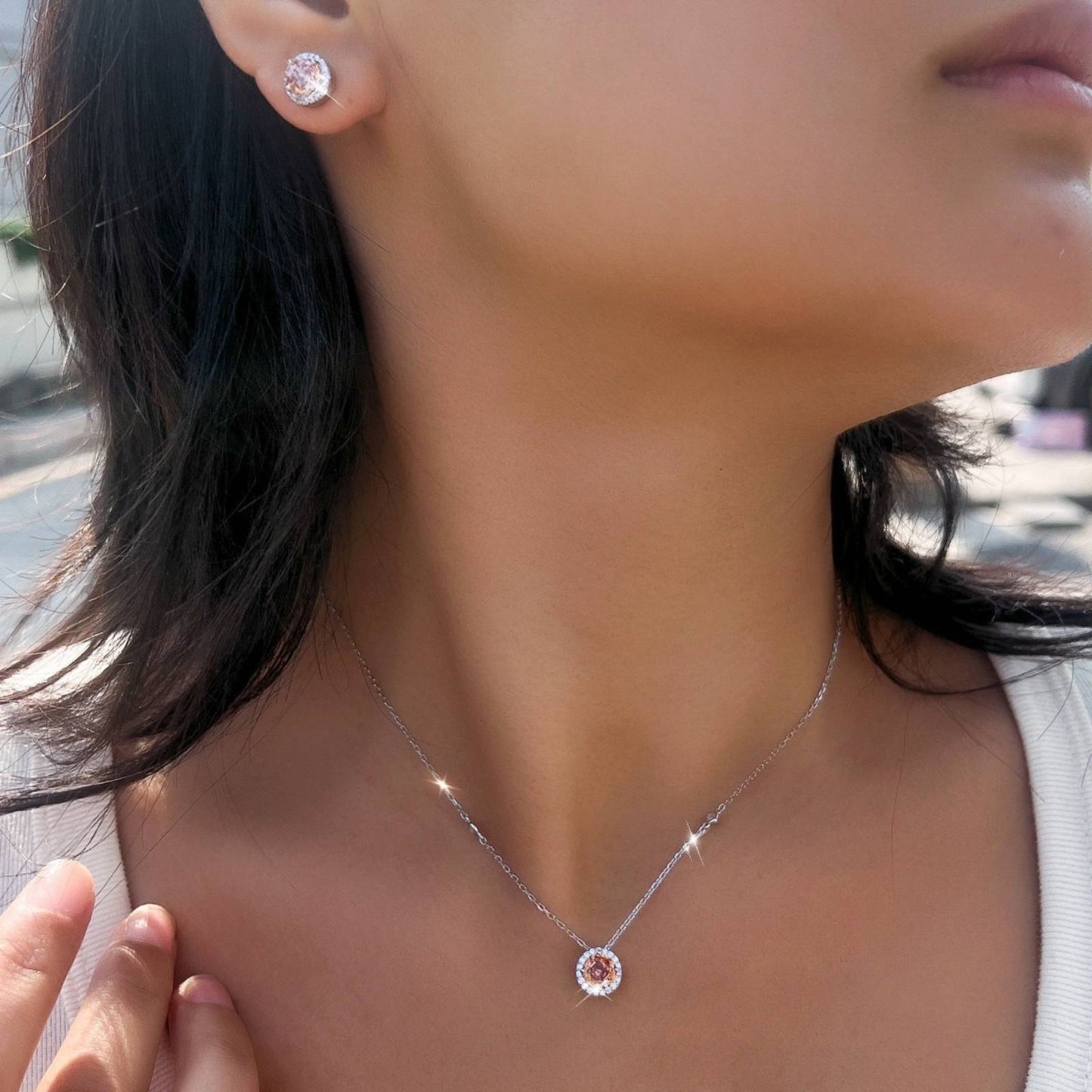 Set din Argint Petra Citrine
