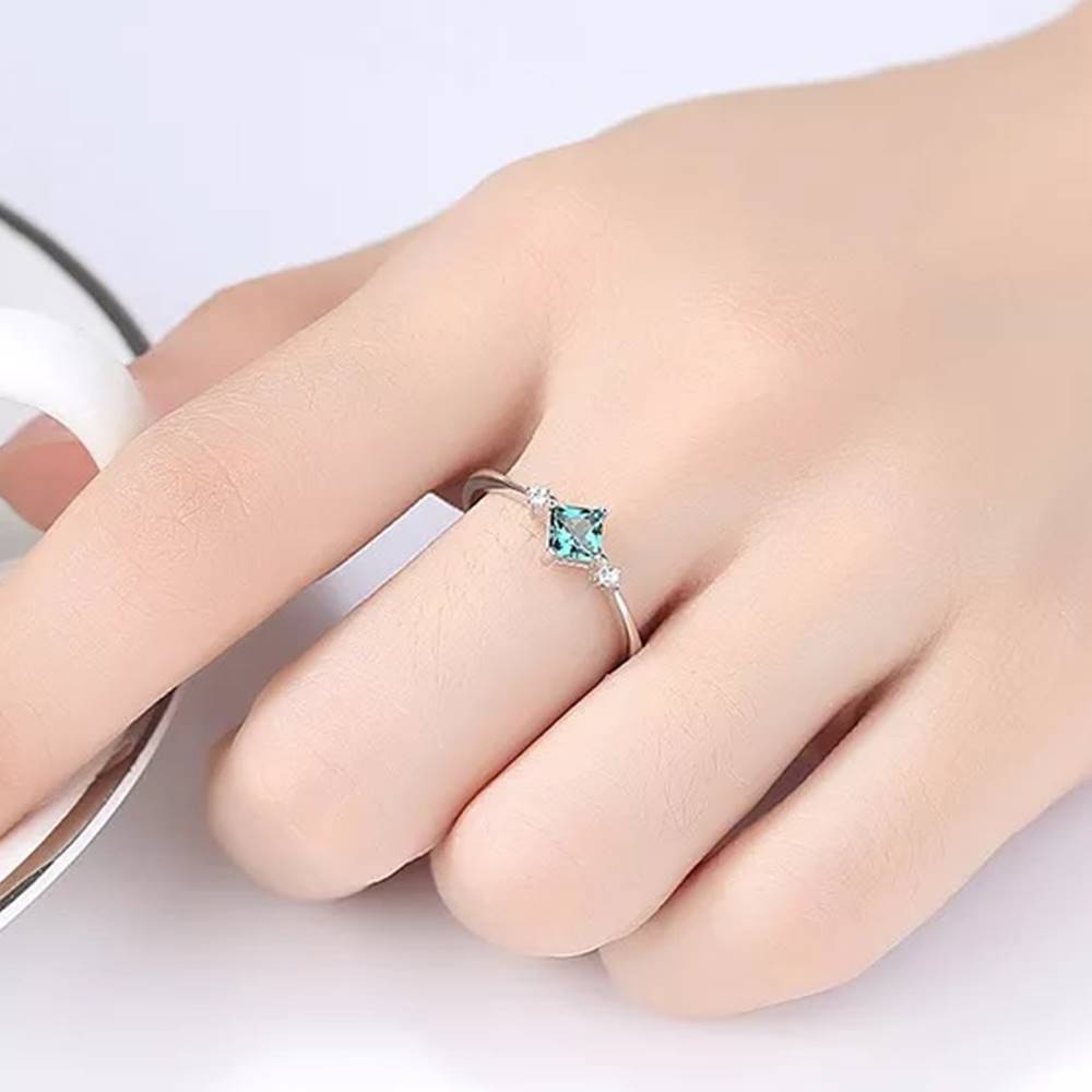 Inel din Argint Emerald Promise