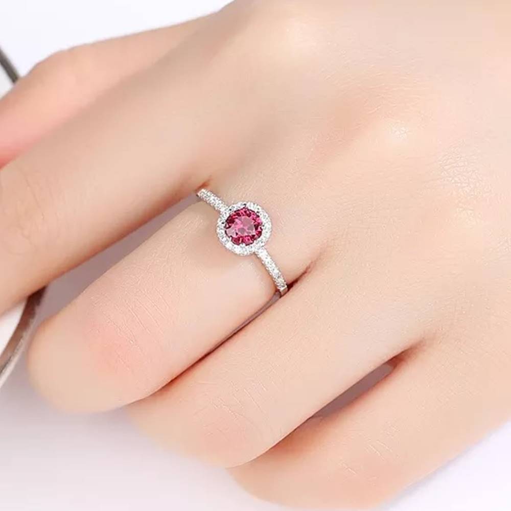 Inel din Argint Diamonds Ruby