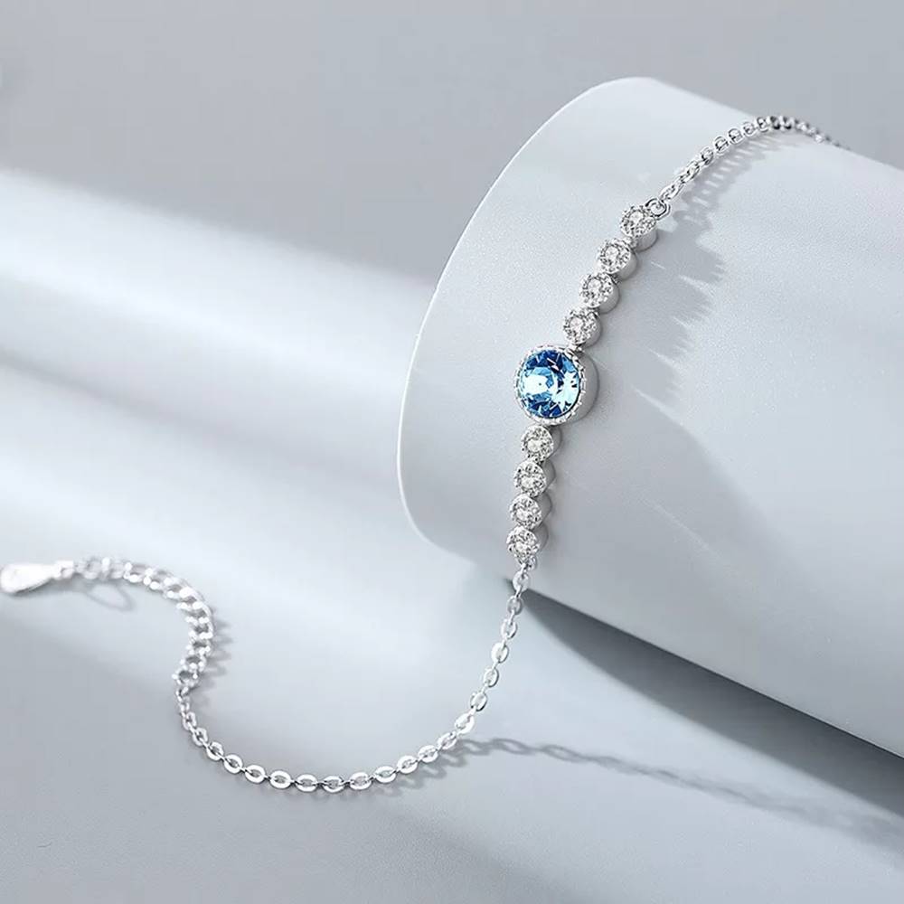 Bratara din Argint Blue Crystal