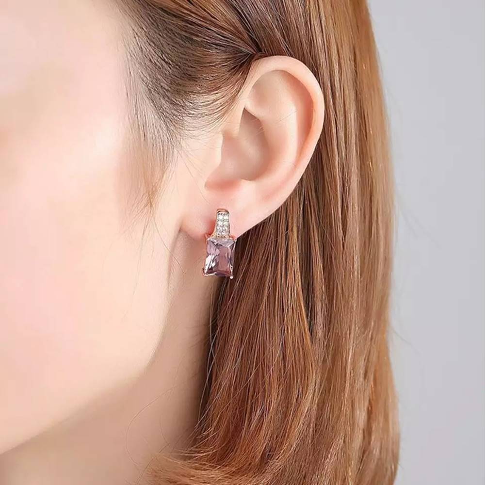 Cercei din Argint Crystal Diamond