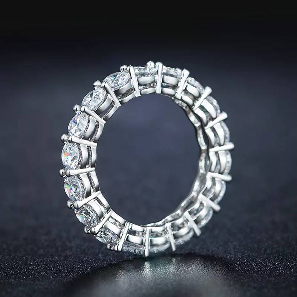 Inel Tennis din Argint Diamond Band